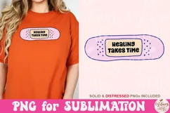 Healing Takes Time PNG, Mental Health Matters Product Image 4