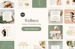 Wellness Instagram template | Health &amp; Wellness social media Product Image 2
