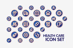 Colourful Health Care Medical Icon Set Product Image 1