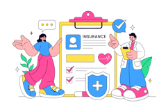 10 Health Insurance Vector Illustration Product Image 4