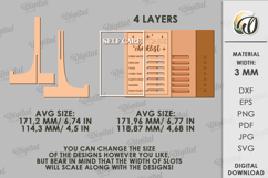 Healthy habits Tracker Laser Cut. Planner SVG Product Image 2