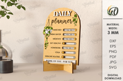 Healthy habits Trackers Bundle Laser Cut. Planner SVG Product Image 4
