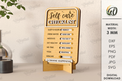 Healthy habits Trackers Bundle Laser Cut. Planner SVG Product Image 7