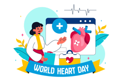 10 World Heart Day Illustration Product Image 4