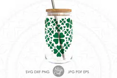 Clover heart, St Patrick SVG files, Heart and shamrock SVG Product Image 4