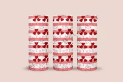 Heart Balloon valentine skinny tumbler sublimation design for 20oz and 30oz skinny tumbler sublimation wrap