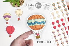 Heart Balloon Sticker Product Image 1