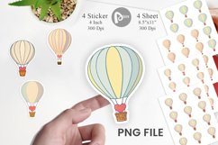 Heart Balloon Sticker Product Image 1