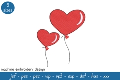 Love embroidery design, Valentine&#039;s Day embroidery Product Image 1