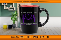My Heart Beats for a Cure Awareness SVG Product Image 3