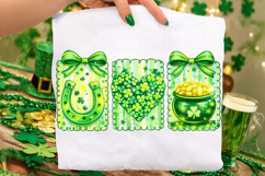 Coquette Bow St Patrick's Day PNG, Lucky Day PNG, Irish PNG Product Image 2