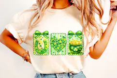 Coquette Bow St Patrick's Day PNG, Lucky Day PNG, Irish PNG Product Image 4