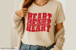 Valentine Heart Breaker SVG PNG T-shirt Design Product Image 4