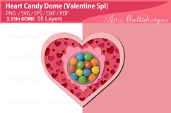 Heart Candy Dome Holder Product Image 3