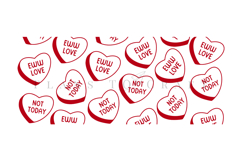 valentine themed Libbey glass can wrap design featuring loving style artwork available as digital files ready to download for crafting and decor projects