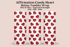 heart candy valentine skinny tumbler sublimation wrap with high resolution and transparant background are for 20oz and 30oz skinny tumbler