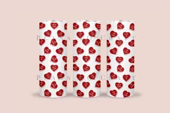 heart candy valentine skinny tumbler sublimation wrap with high resolution and transparant background are for 20oz and 30oz skinny tumbler