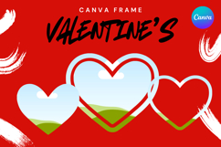 Heart Canva Frame Love Heart Valentine Shape Photo Frame_11 Product Image 1