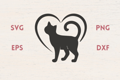 Cat Heart SVG Product Image 1