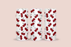 heart cherry valentine skinny tumbler sublimation wrap with high resolution and transparant background are for 20oz and 30oz skinny tumbler