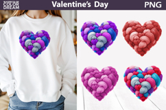 Heart Valentine Clipart | Latch Hook Heart Mother's Day Product Image 1