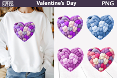 Heart Valentine Clipart | Latch Hook Heart Valentine's Day Product Image 1