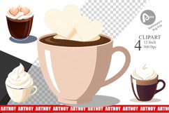 Heart Coffee Clipart Product Image 1