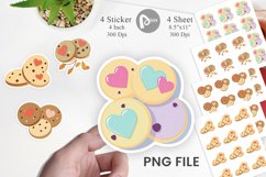 Heart Cookies Sticker Product Image 1
