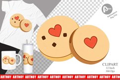 Heart Cookies Clipart Product Image 1