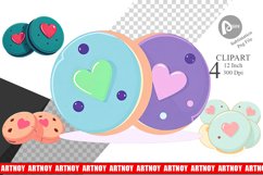 Heart Cookies Clipart Product Image 1