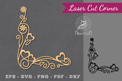 Heart Corner Laser Cut Product Image 1