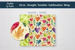 Heart Add Your Name Tumbler Wrap