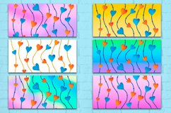 6 Valentines day mug sublimation design wrap 15 Oz Product Image 2