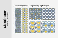 Heart Digital Paper Seamless Digital Pattern Product Image 2