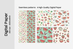 Heart Digital Paper Seamless Digital Pattern Product Image 2