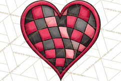Whimsical Valentine Heart Doodle Clipart Cute PNG, Love Png Product Image 3