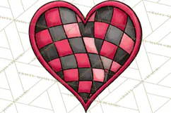 Whimsical Valentine Heart Doodle Clipart Cute PNG, Love Png Product Image 3