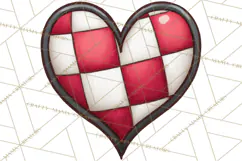 Whimsical Valentine Heart Doodle Clipart Cute PNG, Love Png Product Image 4
