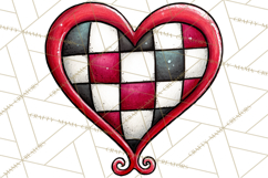 Whimsical Valentine Heart Doodle Clipart Cute PNG, Love Png Product Image 5
