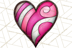 Whimsical Valentine Heart Doodle Clipart Cute PNG, Love Png Product Image 5