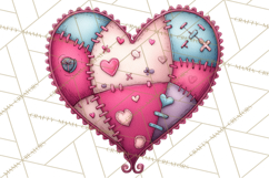 Whimsical Valentine Heart Doodle Clipart Cute PNG, Love Png Product Image 4