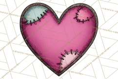 Whimsical Valentine Heart Doodle Clipart Cute PNG, Love Png Product Image 3