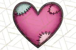 Whimsical Valentine Heart Doodle Clipart Cute PNG, Love Png Product Image 3