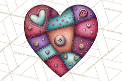Whimsical Valentine Heart Doodle Clipart Cute PNG, Love Png Product Image 4