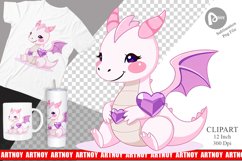 Heart Dragon Clipart Product Image 1