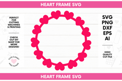 Valentines SVG | Heart Frame SVG Product Image 1