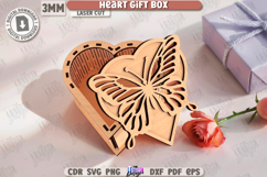 Valentine's Day Gift Box Laser Cut|Heart Shape Box|3D Laser Product Image 1