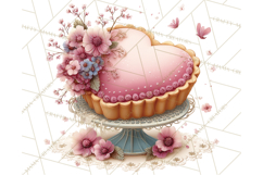 Valentine Baking Clipart, Sweet Treats Clip Art PNG Product Image 4