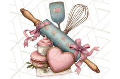 Valentine Baking Clipart, Sweet Treats Clip Art PNG Product Image 2