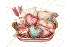 Valentine Baking Clipart, Sweet Treats Clip Art PNG Product Image 4